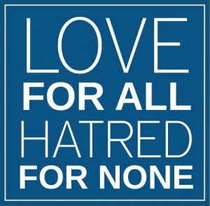 Love for all, hatred for non