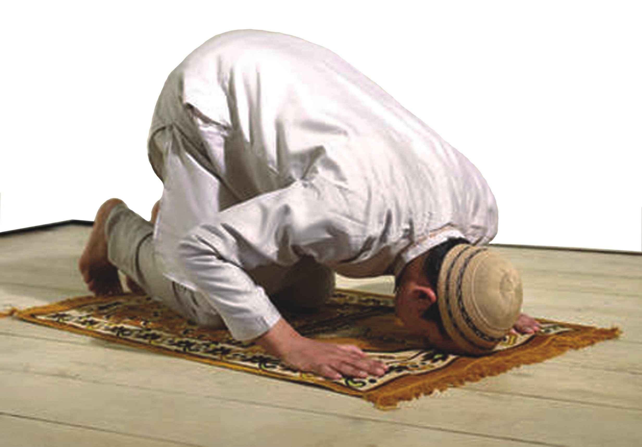 a boy offering prayer